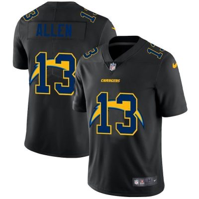 Los Angeles Chargers #13 Keenan Allen Nike Team Logo Dual Overlap Limited NFL Jersey Black