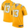 Los Angeles Chargers #13 Keenan Allen Nike Gold Inverted Legend Jersey