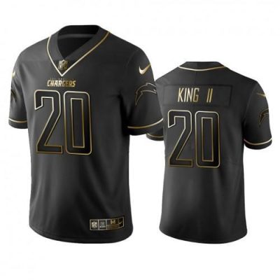 Los Angeles Chargers #20 Desmond King Stitched NFL Vapor Untouchable Limited Black Golden Jersey