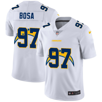 Los Angeles Chargers #97 Joey Bosa White Nike Team Logo Dual Overlap Limited NFL Jersey