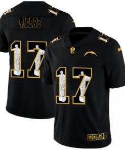 Los Angeles Los Angeles Chargers #17 Philip Rivers Nike Carbon Black Vapor Cristo Redentor Limited NFL Jersey