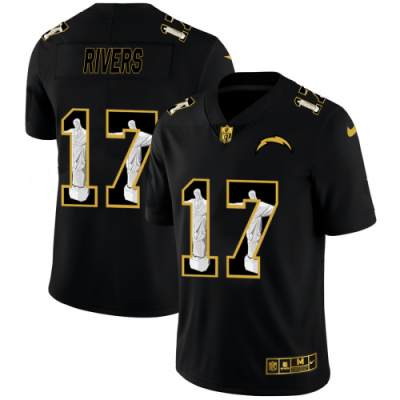 Los Angeles Los Angeles Chargers #17 Philip Rivers Nike Carbon Black Vapor Cristo Redentor Limited NFL Jersey