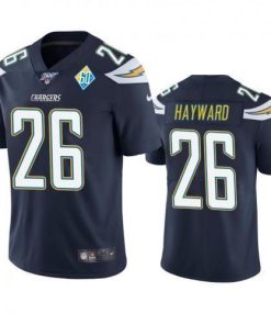 Los Angeles Los Angeles Chargers #26 Casey Hayward Navy 60th Anniversary Vapor Limited NFL Jersey
