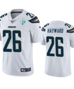 Los Angeles Los Angeles Chargers #26 Casey Hayward White 60th Anniversary Vapor Limited NFL Jersey