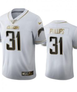 Los Angeles Los Angeles Chargers #31 Adrian Phillips Nike White Golden Edition Vapor Limited NFL 100 Jersey
