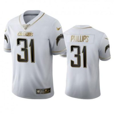 Los Angeles Los Angeles Chargers #31 Adrian Phillips Nike White Golden Edition Vapor Limited NFL 100 Jersey
