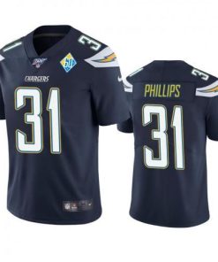 Los Angeles Los Angeles Chargers #31 Adrian Phillips Navy 60th Anniversary Vapor Limited NFL Jersey