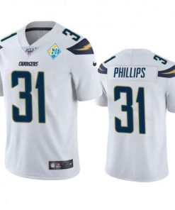 Los Angeles Los Angeles Chargers #31 Adrian Phillips White 60th Anniversary Vapor Limited NFL Jersey