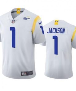 Los Angeles Rams #1 Desean Jackson Nike 2021 Vapor Limited NFL Jersey - White