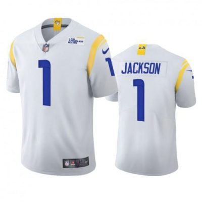 Los Angeles Rams #1 Desean Jackson Nike Vapor Limited NFL Jersey - White