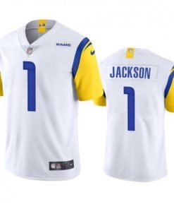 Los Angeles Rams #1 Desean Jackson Nike Alternate Vapor Limited NFL Jersey - White
