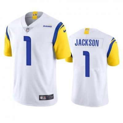 Los Angeles Rams #1 Desean Jackson Nike Alternate Vapor Limited NFL Jersey - White