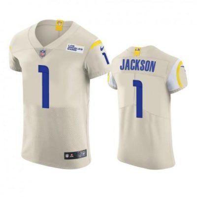 Los Angeles Rams #1 Desean Jackson Nike Vapor Elite Player NFL Jersey - Bone