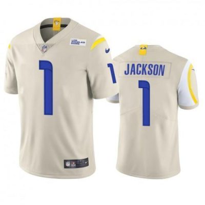 Los Angeles Rams #1 Desean Jackson Nike Vapor Limited NFL Jersey - Bone