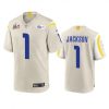 Los Angeles Rams #1 Desean Jackson Super Bowl LVI Patch Nike Game NFL Jersey - Bone