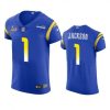 Los Angeles Rams #1 Desean Jackson Super Bowl LVI Patch Nike Vapor Elite Player NFL Jersey - Royal