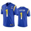 Los Angeles Rams #1 Desean Jackson Super Bowl LVI Patch Nike Vapor Limited NFL Jersey - Royal