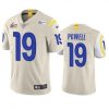 Los Angeles Rams #19 Brandon Powell Super Bowl LVI Patch Nike Vapor Limited NFL Jersey - Bone