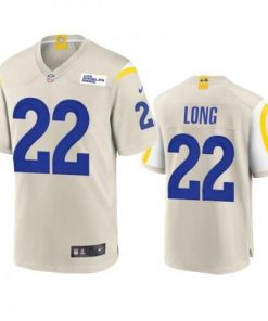 Los Angeles Rams #22 David Long Nike Game NFL Jersey - Bone