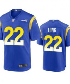Los Angeles Rams #22 David Long Nike Game NFL Jersey - Royal