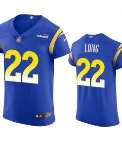 Los Angeles Rams #22 David Long Nike Vapor Elite Player NFL Jersey - Royal