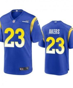 Los Angeles Rams #23 Cam Akers Nike Game NFL Jersey - Royal