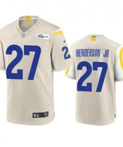 Los Angeles Rams #27 Darrell Henderson Nike Game NFL Jersey - Bone