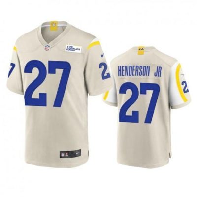 Los Angeles Rams #27 Darrell Henderson Nike Game NFL Jersey - Bone