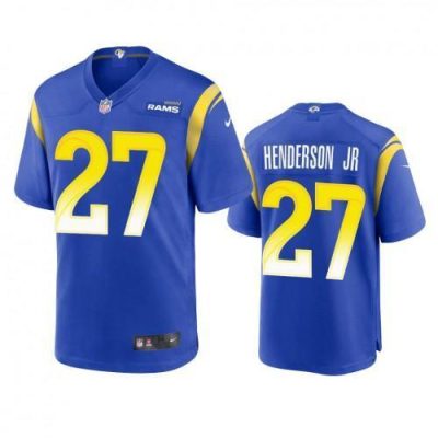 Los Angeles Rams #27 Darrell Henderson Nike Game NFL Jersey - Royal