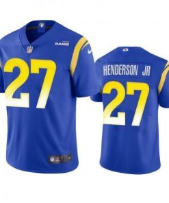 Los Angeles Rams #27 Darrell Henderson Jr. Nike Vapor Limited NFL Jersey - Royal