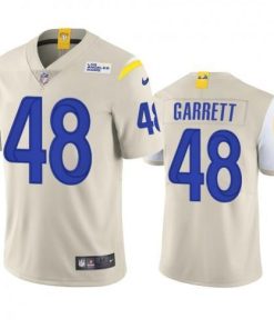 Los Angeles Rams #48 Chris Garrett Nike Vapor Limited NFL Jersey - Bone