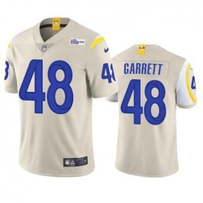 Los Angeles Rams #48 Chris Garrett Nike Vapor Limited NFL Jersey - Bone