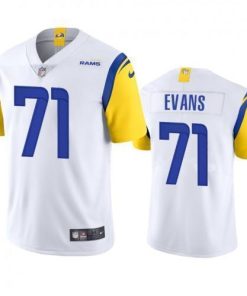 Los Angeles Rams #71 Bobby Evans Nike Alternate Vapor Limited NFL Jersey - White