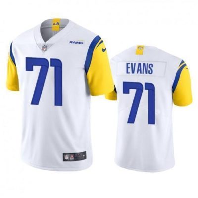 Los Angeles Rams #71 Bobby Evans Nike Alternate Vapor Limited NFL Jersey - White