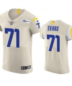 Los Angeles Rams #71 Bobby Evans Nike Vapor Elite Player NFL Jersey - Bone