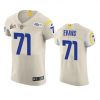 Los Angeles Rams #71 Bobby Evans Super Bowl LVI Patch Nike Vapor Elite Player NFL Jersey - Bone