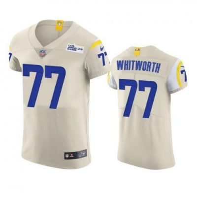 Los Angeles Rams #77 Andrew Whitworth Nike Vapor Elite Player NFL Jersey - Bone