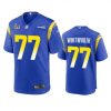 Los Angeles Rams #77 Andrew Whitworth Super Bowl LVI Patch Nike Game NFL Jersey - Royal