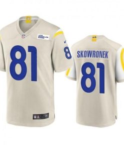 Los Angeles Rams #81 Ben Skowronek Nike Game NFL Jersey - Bone