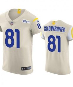 Los Angeles Rams #81 Ben Skowronek Nike Vapor Elite Player NFL Jersey - Bone