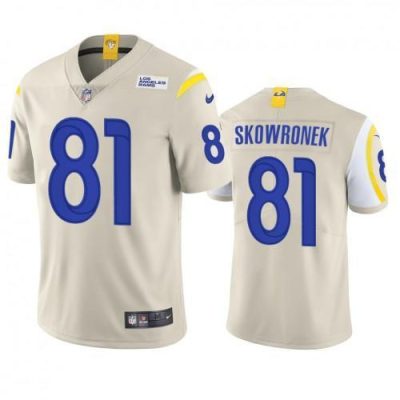 Los Angeles Rams #81 Ben Skowronek Nike Vapor Limited NFL Jersey - Bone