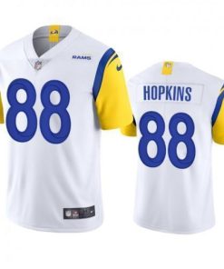 Los Angeles Rams #88 Brycen Hopkins Nike Alternate Vapor Limited NFL Jersey - White