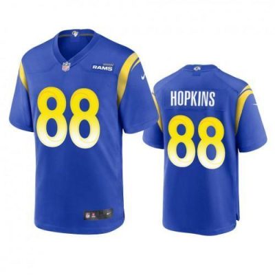 Los Angeles Rams #88 Brycen Hopkins Nike Game NFL Jersey - Royal