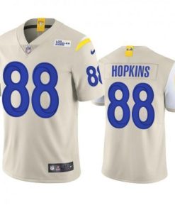 Los Angeles Rams #88 Brycen Hopkins Nike Vapor Limited NFL Jersey - Bone