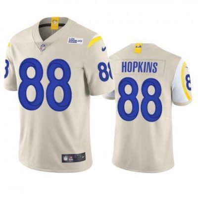 Los Angeles Rams #88 Brycen Hopkins Nike Vapor Limited NFL Jersey - Bone