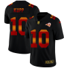 Los Angeles Rams #10 Cooper Kupp Black Nike Red Orange Stripe Vapor Limited NFL Jersey