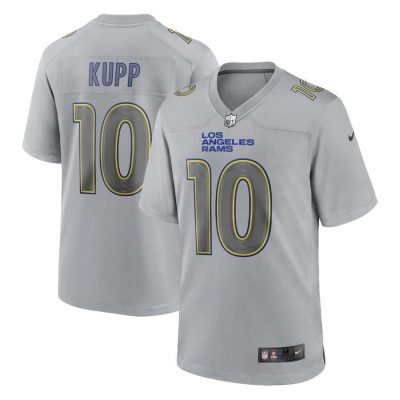 Los Angeles Rams #10 Cooper Kupp Gray Atmosphere Fashion Game Jersey