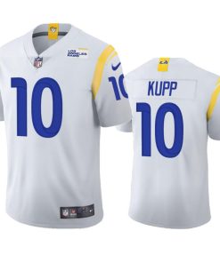 Los Angeles Rams #10 Cooper Kupp Nike 2021 Vapor Limited NFL Jersey - White
