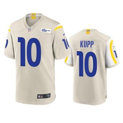 Los Angeles Rams #10 Cooper Kupp Nike Game NFL Jersey - Bone