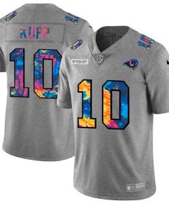 Los Angeles Rams #10 Cooper Kupp Nike Multi-Color 2020 NFL Crucial Catch NFL Jersey Greyheather